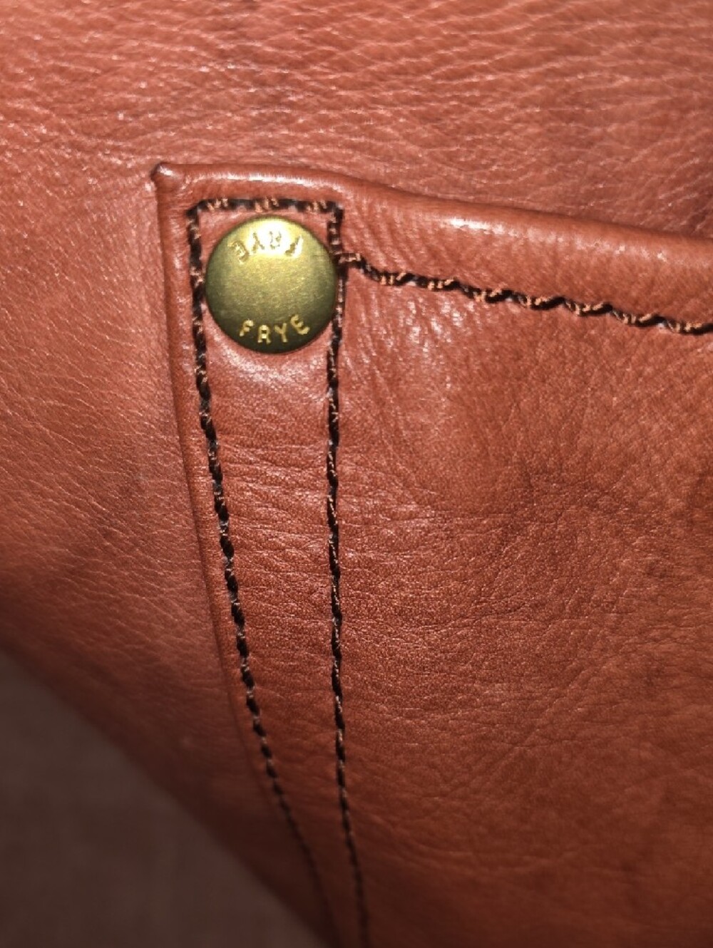 Frye Brown Leather Tote Bag - Picture 11 of 13